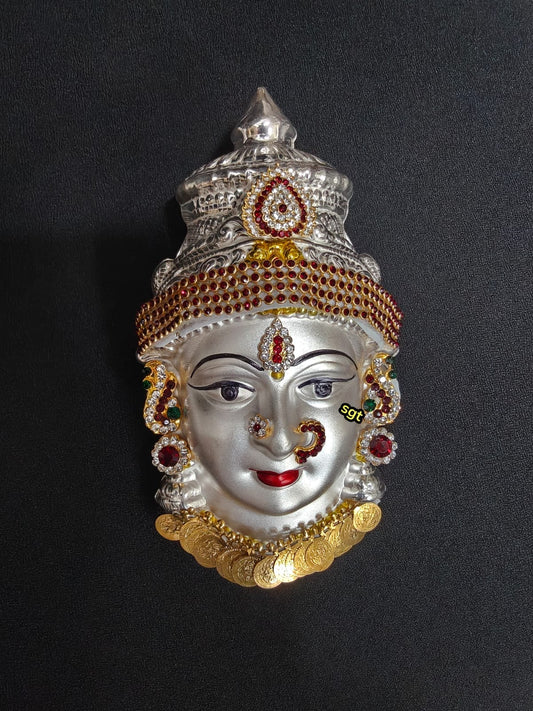 EvenicBuy German silver washable special design face with stone work